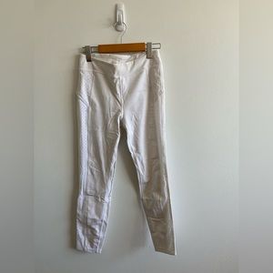 Lululemon cropped white leggings